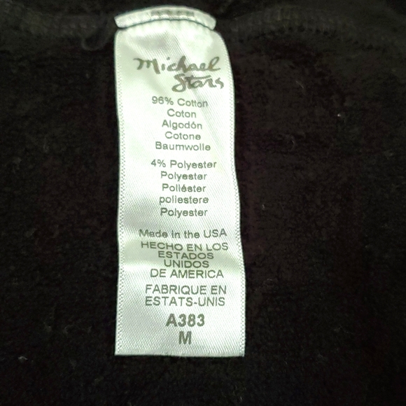 Michael Star Hooded Open Front Cardigan Sweater, Size Medium, NWOT - Picture 9 of 10